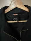 Vintage Dickies Eisenhower Black Work Jacket Adult Large Xl Worker Lightweight