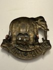 Rare Ww2 Era British Asian India-burma Elephant Beret  hat Badge  No Cotter Pin
