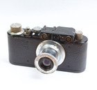 1932 Leica Ll Model D With 5cm F 3 5 Elmar   Case-shutter Fires-needs Service