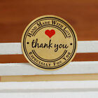 12pcs Thank You Stickers Seal Labels Craft Packaging Kraft Sell Sticker T9u1