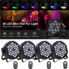 4x 36led 108w Par Can Stage Light Rgb Dmx Club Party Dj Disco Lighting