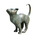 Beautiful Cat Statue Home Garden Decor Ornament Outdoor Yard Resin Sculpture
