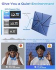 Acoustic Panels Soundproof Foam 12x12 Inches Sky Blue Self-adhesive High Density