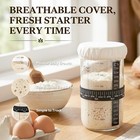 24oz Glass Sourdough Starter Culture Jar Kit With Date Mark Container