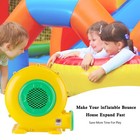 750w Inflatable Bounce House Water Slide Air Pump Blower Fan Inflatable Castle