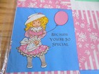Vintage Holly Hobbie American Greetings Gift Wrap Wrapping Paper Children Hobby