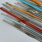 Vintage Crochet Hook Lot 25  Pcs Boye Susan Bates Steel Aluminum Assorted Sizes