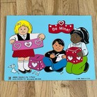 Lot Of 13 Vintage Judy Instructo Wooden Puzzles Usa Holidays Play School Learn