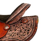 Horse Saddle Leather Barrel Racing Western Racer Equestrian Trail Tack Hand-tool