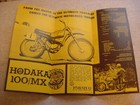 Hodaka 100 Mx Super Rat Brochure   join The Rat Pack Racers 