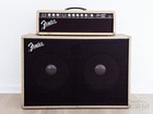 1962 Fender Dual Showman Blonde Brown Panel Vintage Piggyback Tube Amp 2x15