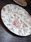 Lot Of 2 Vintage Johnson Brothers Rose Chintz 7 5  Salad Plates Made England