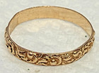 Antique Victorian 10k Yellow Gold Baby Ring  Size 0 5  Midi Pinky Stacking Band