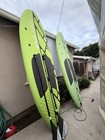 Wave Storm Paddle Boards 9ft 6in With 2 Paddles Color Is Lime Green