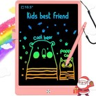 Reusable Lcd Drawing Tablet - Perfect Gift For Kids Age 3 To 8 - Pink Edition
