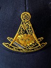 Blue Past Master Logo With Square Baseball Hat Cap Masonic Fraternity New 