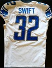D andre Swift Game Worn Jersey Swap With Will Parks Philly    Inscription