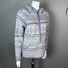 Smartwool Jacket Fleece Women s Medium Hoodie Aztec Western Snow Ski Half Zip