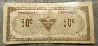 1950 Canadian Tire Money Serial   En6007282 - No Print Date