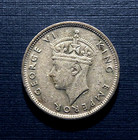 Africa-mauritius -1946-   500 Silver  1 4 Rupee- Geo  Vi-royal Mint-km 18a-khk 5