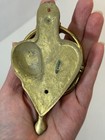 Vintage Lovers Kissing    sweethearts    Heart Brass Door Knocker Art Deco