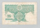          Malaya 25 Cents 1940  P3  F vf  Rarest       