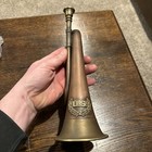 Regiment Brass Bugle 12    Patina Gift Musician Music Mouthpiece Cavalry Collector