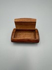 Vintage French Wood Snuff Box Tobacco Box