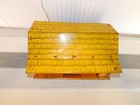 Marx  bar M Ranch  Tin Litho Log Cabin For Roy Rogers Playset Tlc As Is
