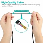 3 5mm Ofc Audio Cable Cord For Astro A10 a40 a30 a50 g433 Gaming Headset A