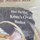 Blue Ridge Basket Kit Krista s Oval Basket  Opened  Unused  1985  14  X 15  X 9 