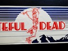 Grateful Dead Sticker Vintage Early mid 1980 s Skeleton Uncle Sam Red White Blue