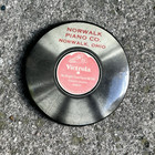 1920s Norwalk Ohio Victrola Records Advertising Pocket Mirror Piano Co Music