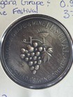 1972 Niagara Grape   Wine Festival  999 Silver Medal Token  37 Grams  Rare