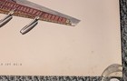 Douglas Aircraft Issued Dc-8 Jet Airplane Cutaway Poster Circa 1950s