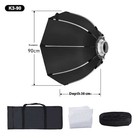 Us Godox Litemons Le200bi 220w Led Cob Video Light 120cm Softbox Light Stand Kit