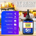 Uv Resin Kit With Light 60g Uv Glue For Bonding   Curing In Seconds Professional
