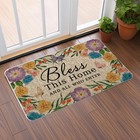 Door Mat Welcome Mat Outdoor Bless This Home Doormat Outside Floor Front Door