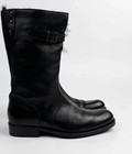 Gucci 2000 s Black Shearling Leather Boots  Men s Eu 43 5 Us 10