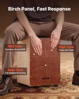 Vevor Cajon Box Drum Wooden  birchwood Percussion Instrument Bass Snare Wires
