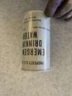 Us Government Emergency Drinking Water In Can