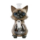 Siamese Cat 9   Glass Bong Water Pipes Bong Smoking Tobacco Bubbler Hookah 14mm
