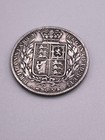 1882 Great Britain Queen Victoria Silver Half Crown 1 2 Crown Coin Km  764