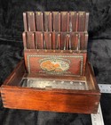 Boye Needle Co  Wood Needle Display Cabinet Case Hand Sewing Needles  19  1919
