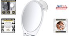 Fogless Shower Mirror For Effortless Shaving - Suction   Razor Holder  7  Round