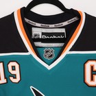 San Jose Sharks Reebok Joe Thornton  19 Size Xl Nhl Hockey Jersey Teal Black