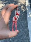 Diorama Scene Prop 1 18 Red Sexy Bikini Girl Doll Anime Miniature Figure Toy
