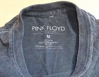 Pink Flyod Black Mineral Wash Short Sleeve T-shirt Adult Size Medium