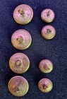 Early American Legion Uniform Buttons - Complete Matched Set  8  - 1919 Patent
