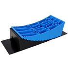 Rv Leveling Blocks Kit - 8-piece Curved Rv Wheel Levelers W  Chocks  Rubber Mats